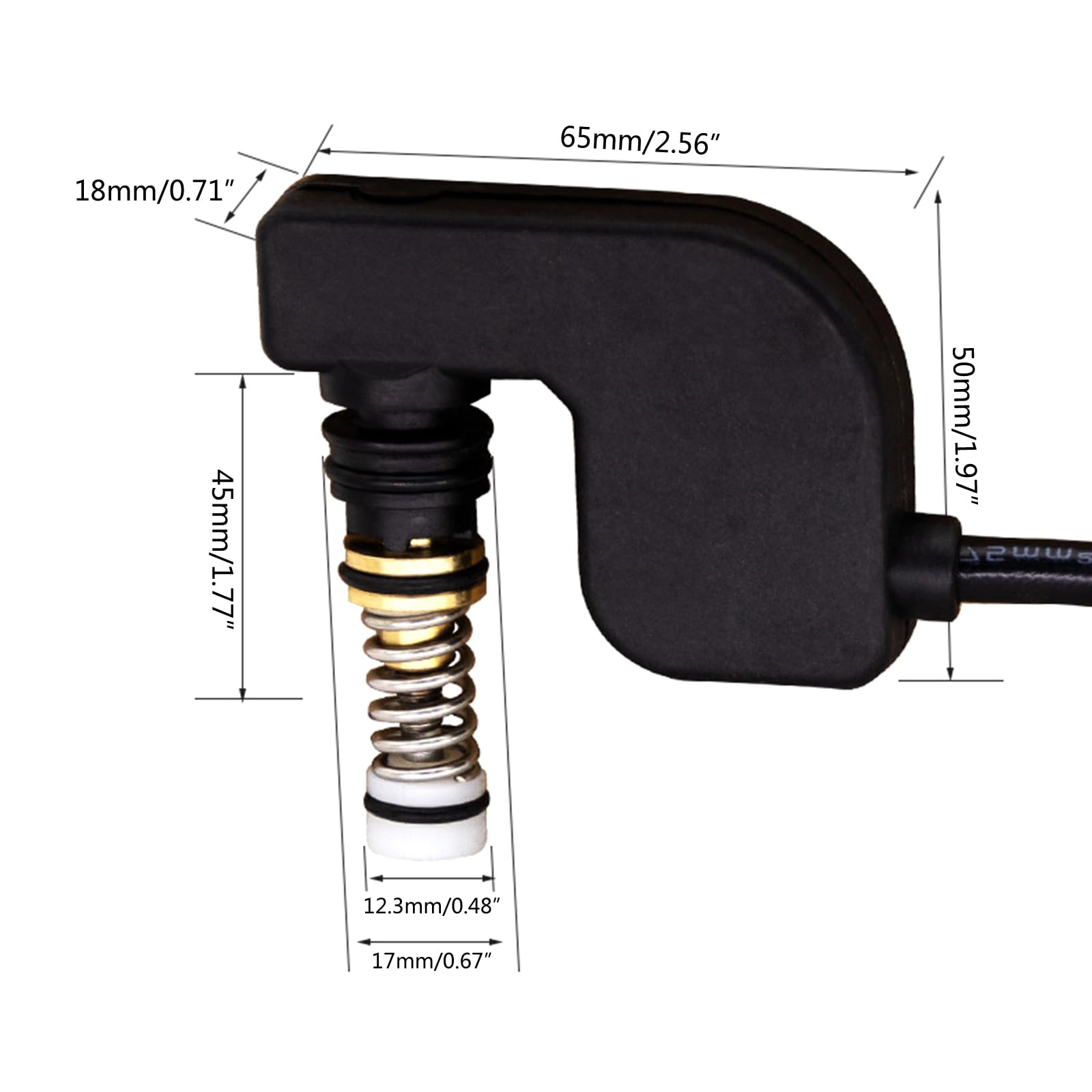 Pompa ad Pressione 220V per Lavaggio Auto e Piscina, Pompa per Idropulitrici Pneumatiche, Nero