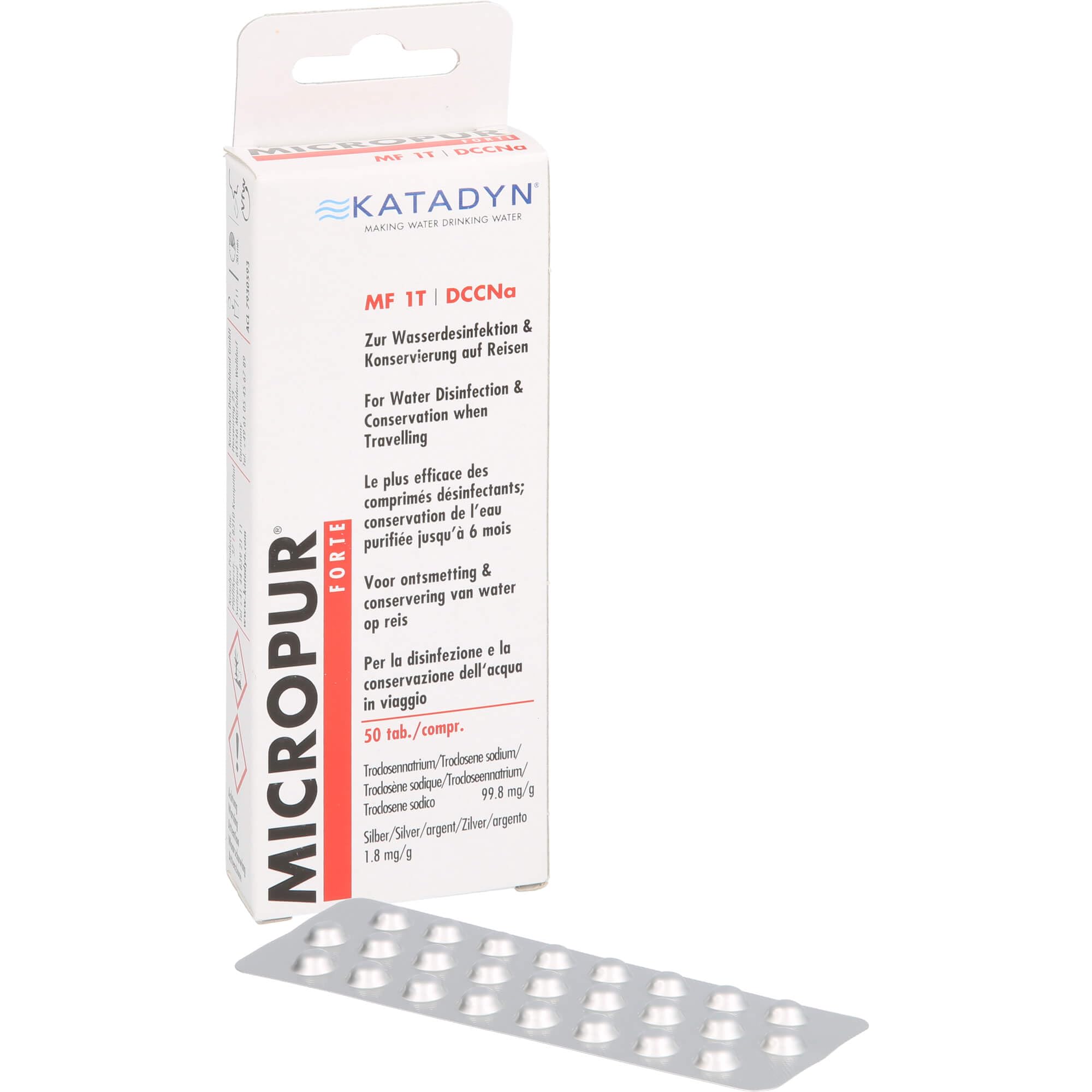 MICROPUR forte MF 1T Tabletten 50 St Tabletten
