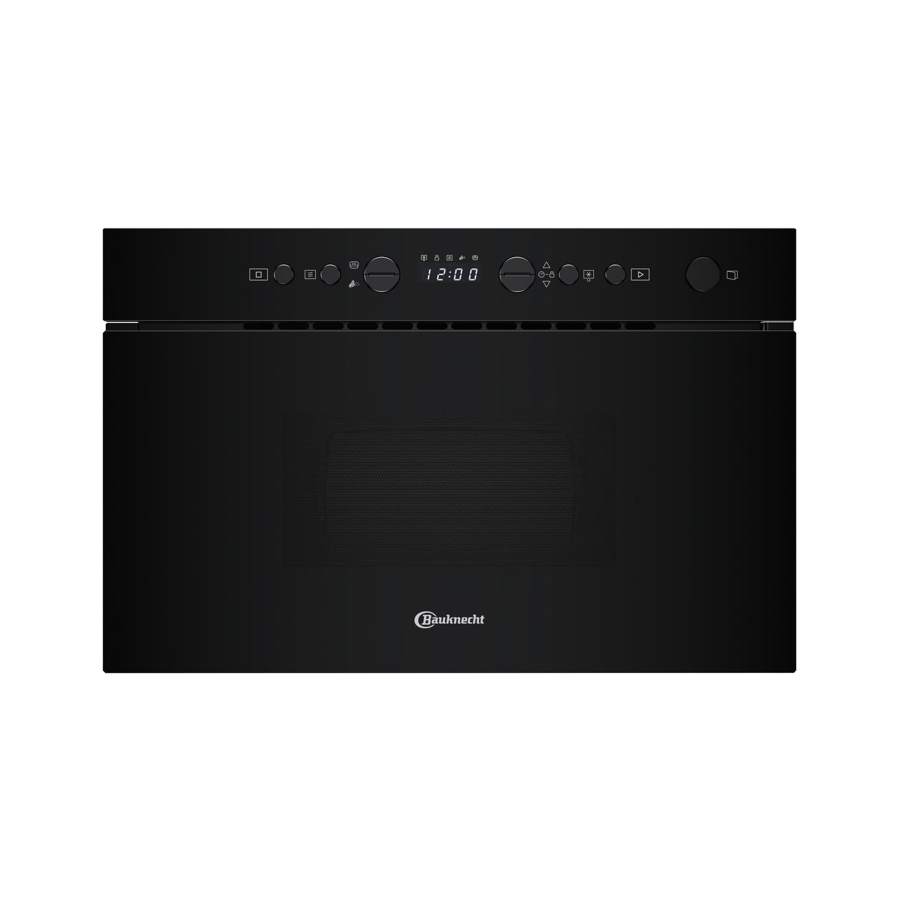 Bauknecht BMN1O2BK Solo-Mikrowelle/ 22 l Garraum/ 750 Watt/Dynamic Steam-Dampfgaren im Mikrowellenbehälter (inkl. Dampfgarbehälter)/ RapidDefrost Auftaufunktion/Schnellstart-Funktion (Rapid-Start)