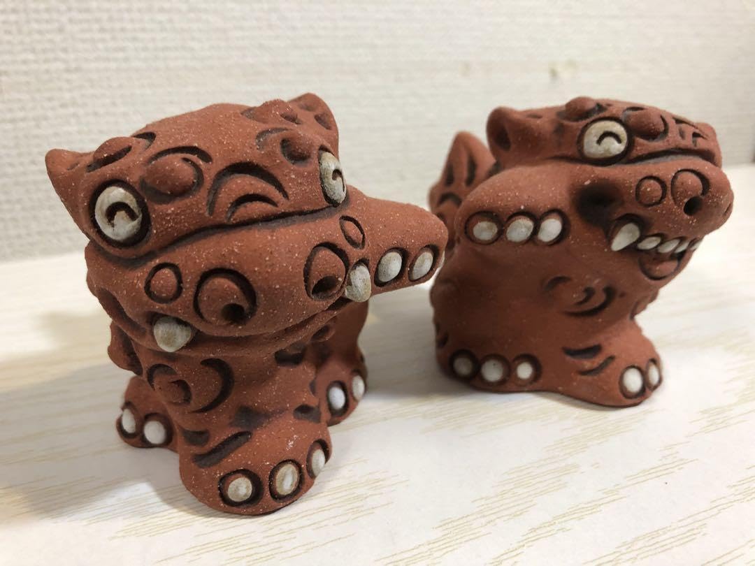 Amazon.co.jp: 沖縄 シーサー アトリエR 手招きシーサー