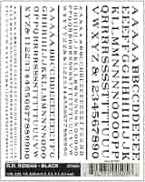 Haute Qualité Lettres Et Numéros Sec Transfert Feuilles Woodland Scenics Tout EB - Foto 12