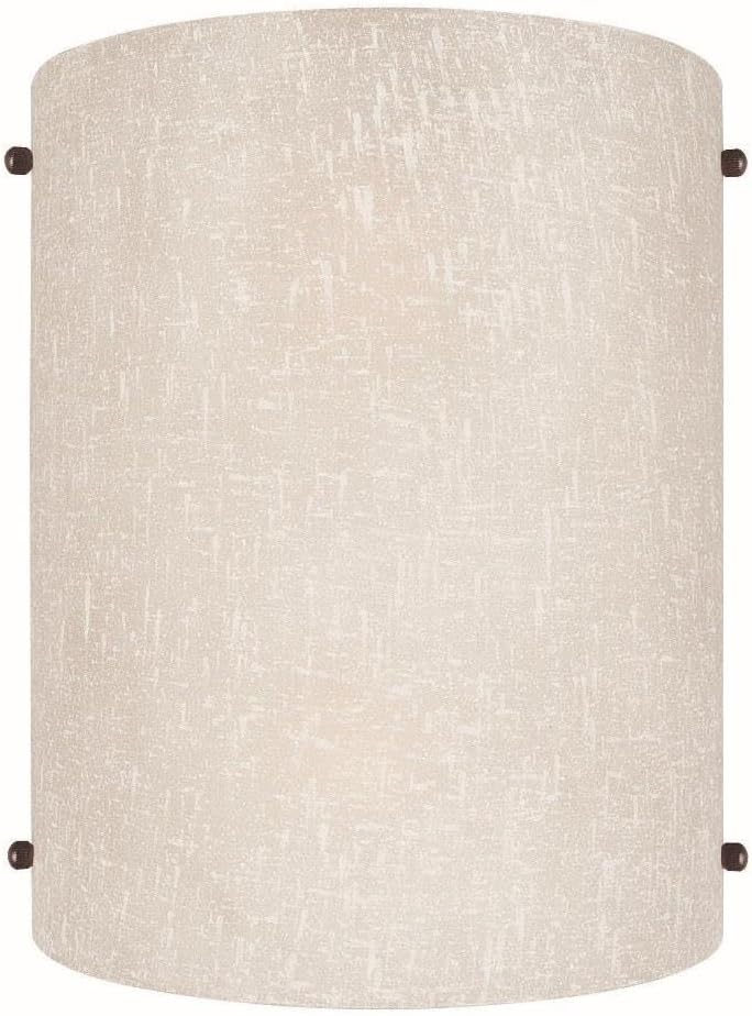 Forte Lighting 2 Light Wall Sconce Finish: Antique Bronze, Shade Color: Umber Linen