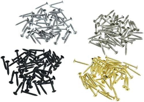 Miniatura 4 de KAISH Paquete de 50 tornillos de montaje para anillo de pastilla Humbucker para Les Paul SG Gold
