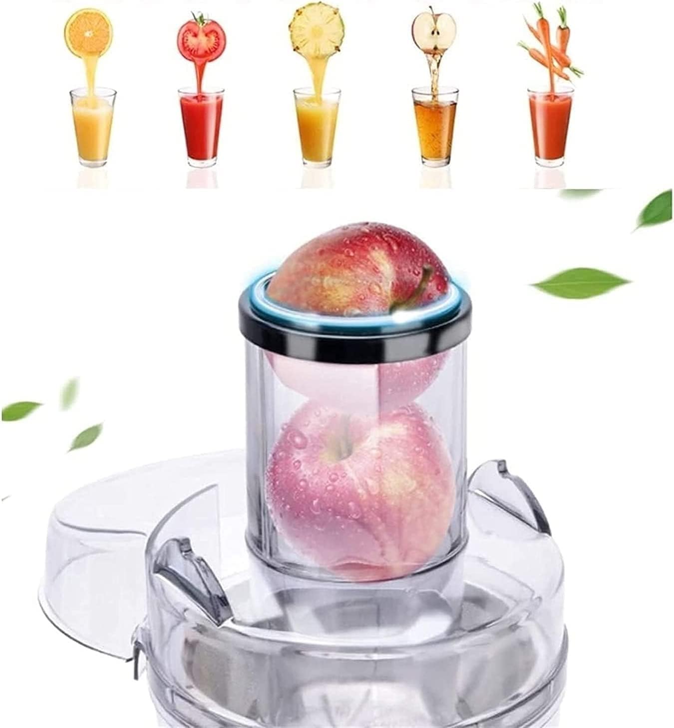 Juicer Machine vegetables and fruits Centrifugal Juicer Easy to Clean Juice Extractor 450WMotor Anti-drip small gift
