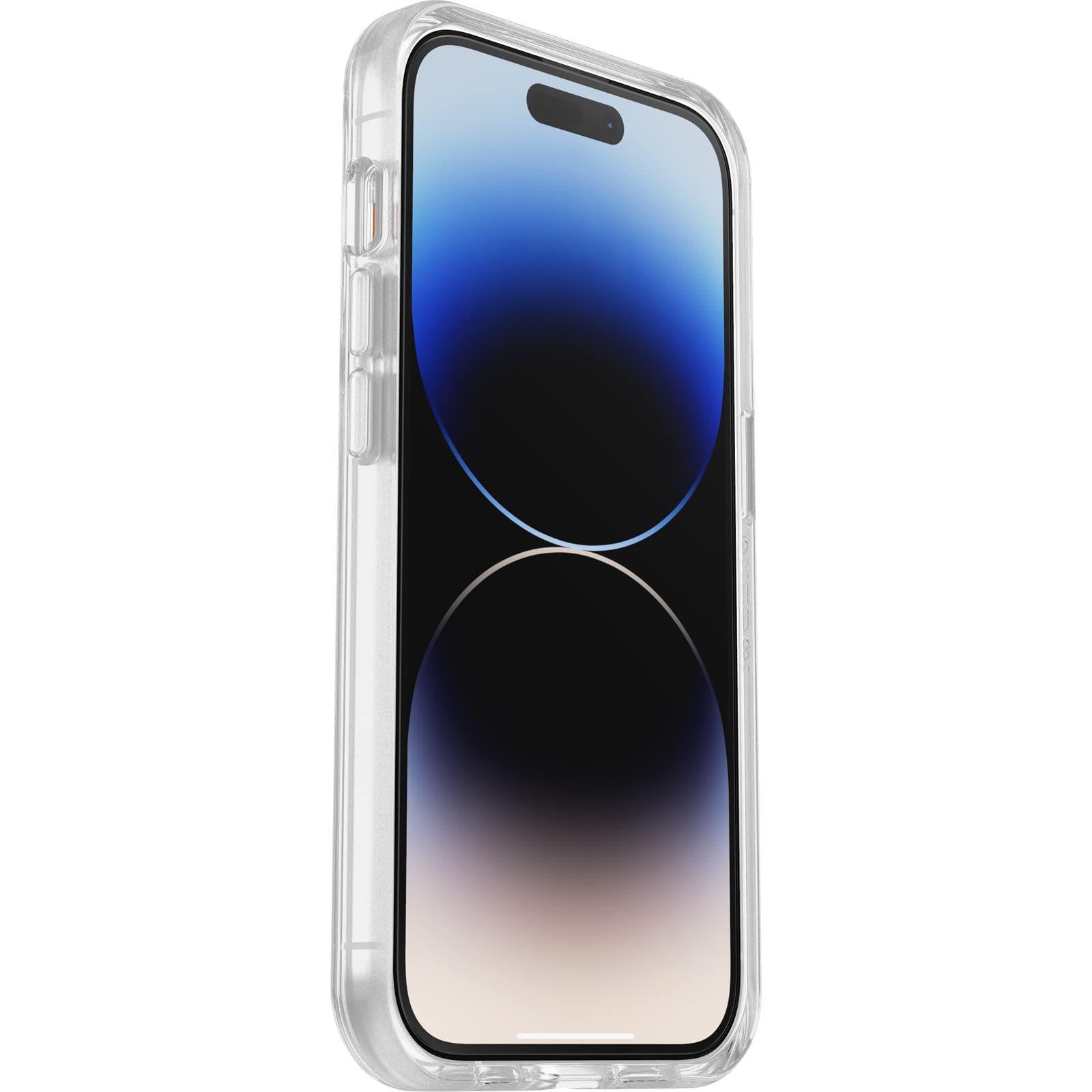OtterBox Bundle per iPhone 14 PRO Cover Symmetry Clear Testata 3X vs Le Norme Anti Caduta Mil-Std 810G + Protezione Schermo Vetro Alpha con 3X Tecnologia Anti Graffio
