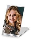 Mirrornova Folding Mirror, Compact Ultra-Slim Small Portable Travel Size Makeup Mirror (Aluminum Shell, 3.3inch)