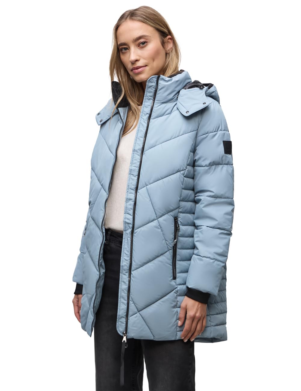 Street One Damen Steppjacke in Midi-Länge