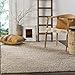 SAFAVIEH Area Rug 5x8 - Natura Collection - Beige, Handmade Wool Blend, Textured Design, Ideal for Living Room, Bedroom, Dining Space (NAT620B)