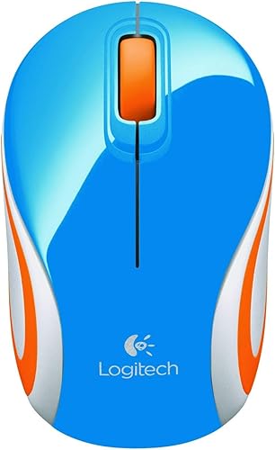 Logitech M187 Mini Mouse Inalámbrico - Azul