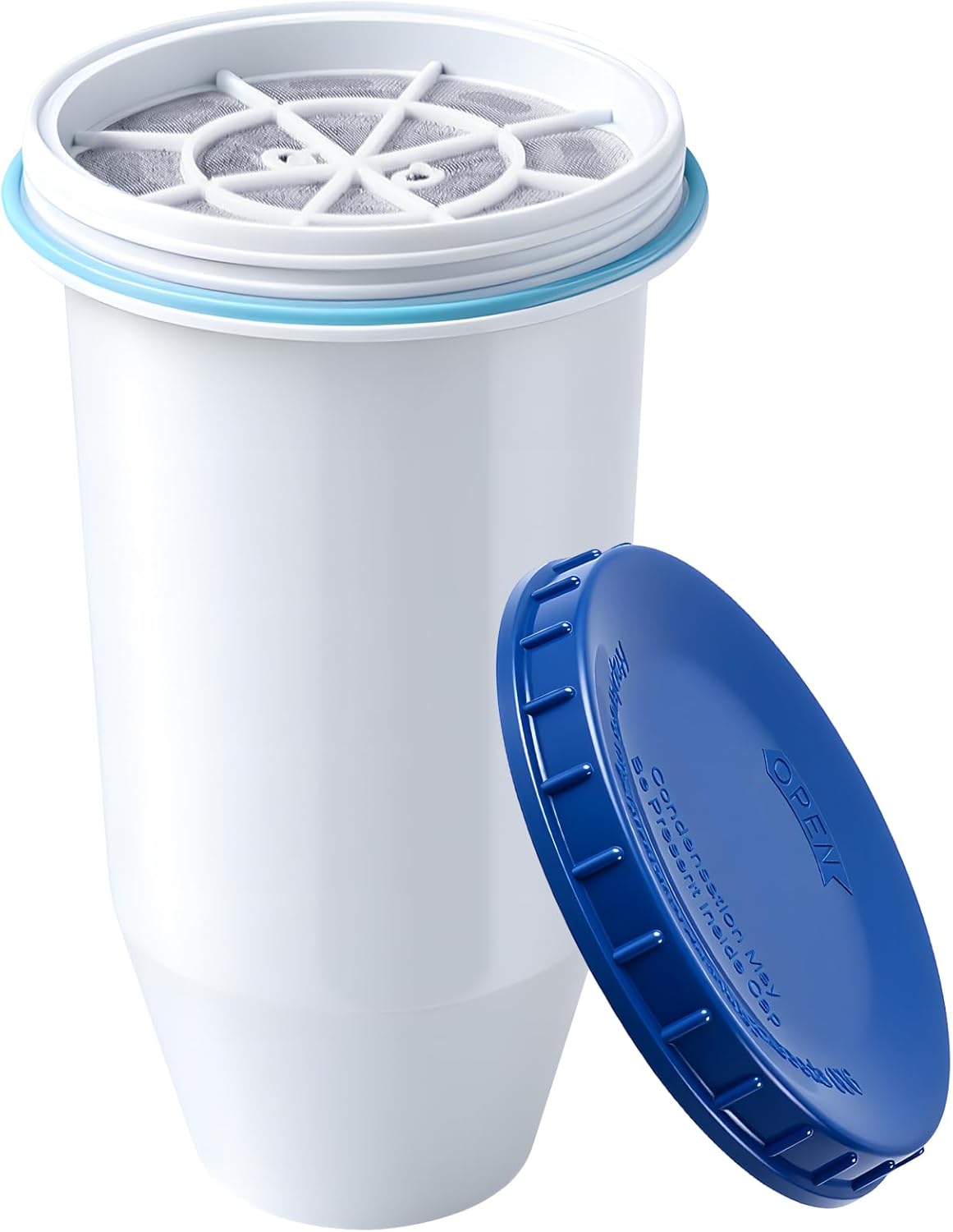 0 TDS Water Filter Replacement for Zero Pitcher & Dispenser | Upgraded 6-Stage Filtration | Removes 99.9% of Lead, Chromium, PFOA/PFOS | Compatible with ZR-001, ZR-004, ZR-017 | 4-Pack