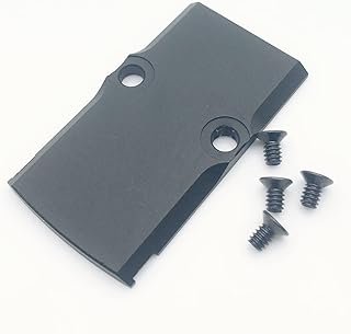 BZGREEN RMR Cover Plate for Glock 17 19 26 Cut Slides Anodized Aluminum (Black)