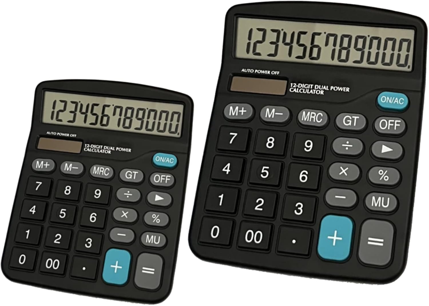 Calculators, 12Digit Desktop Calculator with Large LCD
