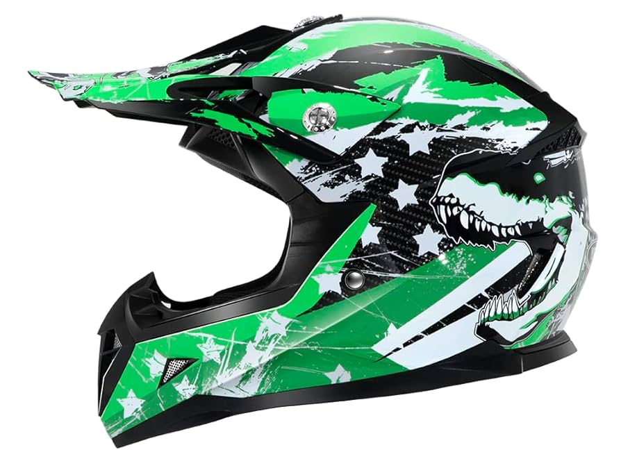 Amazon.com: Motocross Youth Kids Helmet DOT Approved - YEMA