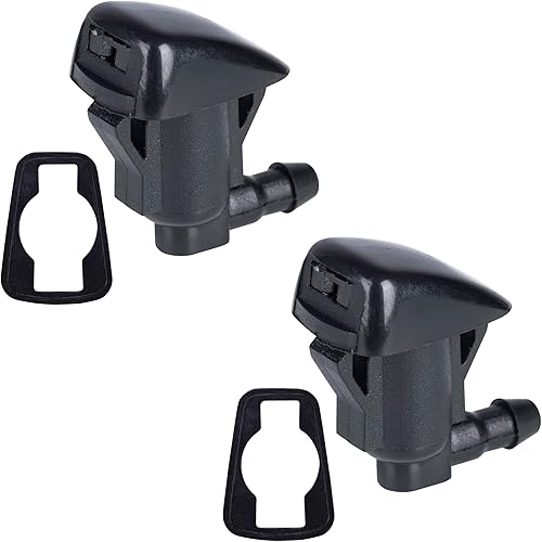 BlueStars - Paquete de 2 boquillas para limpiaparabrisas 85381-AE020 ultra duraderas, ajuste exacto para Toyota Sienna 2004-2010, Toyota Corolla