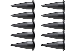JES Innovations Caulking Tips, 10-Pack Cone Nozzles for Sausage and Bulk Caulk...