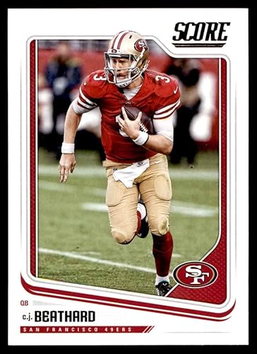 2018 Score # 280 C.J. Beathard San Francisco 49ers (Football Card) NM/MT 49ers Iowa