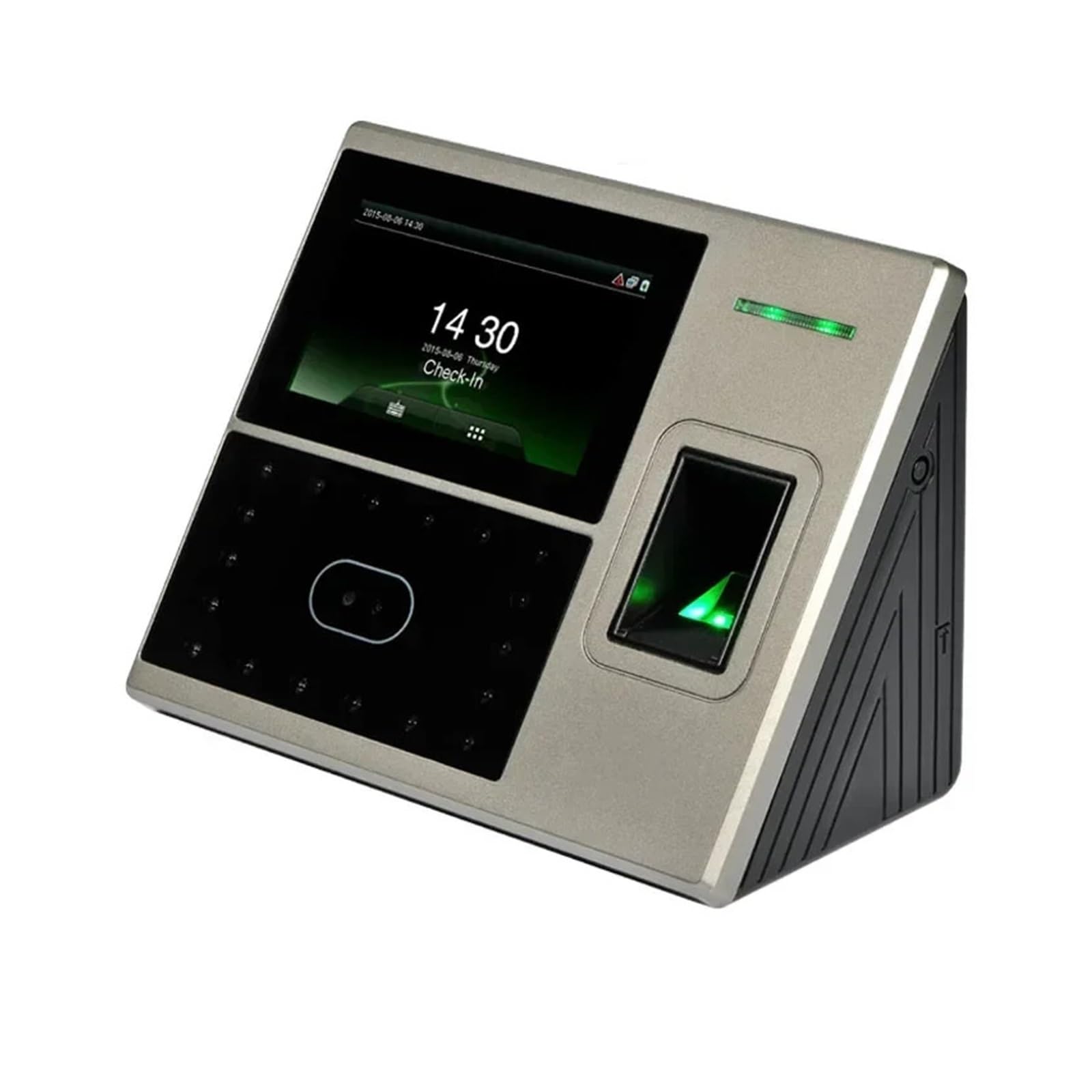 Lettore facciale Controllo accessi biometrico Riconoscimento Impronte digitali Macchina rilevazione presenze Orologi marcatempo for dipendenti Azienda,Soluzione per ufficio robusta