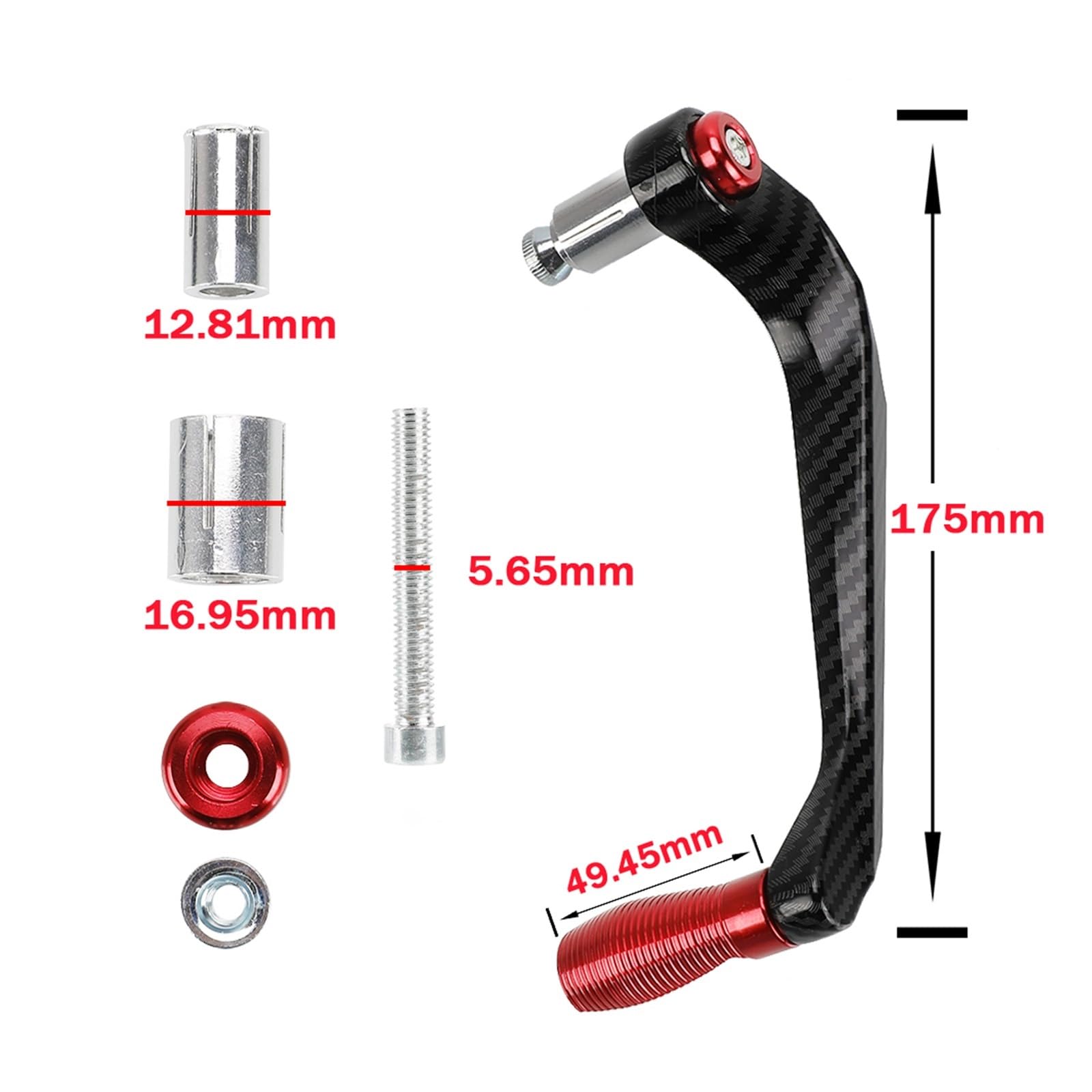 Paramani Per Manubrio CFMOTO 450MT - Protezioni In ABS Per Leva Freno E Frizione, Per Modelli 2024-2025 - Foto 8