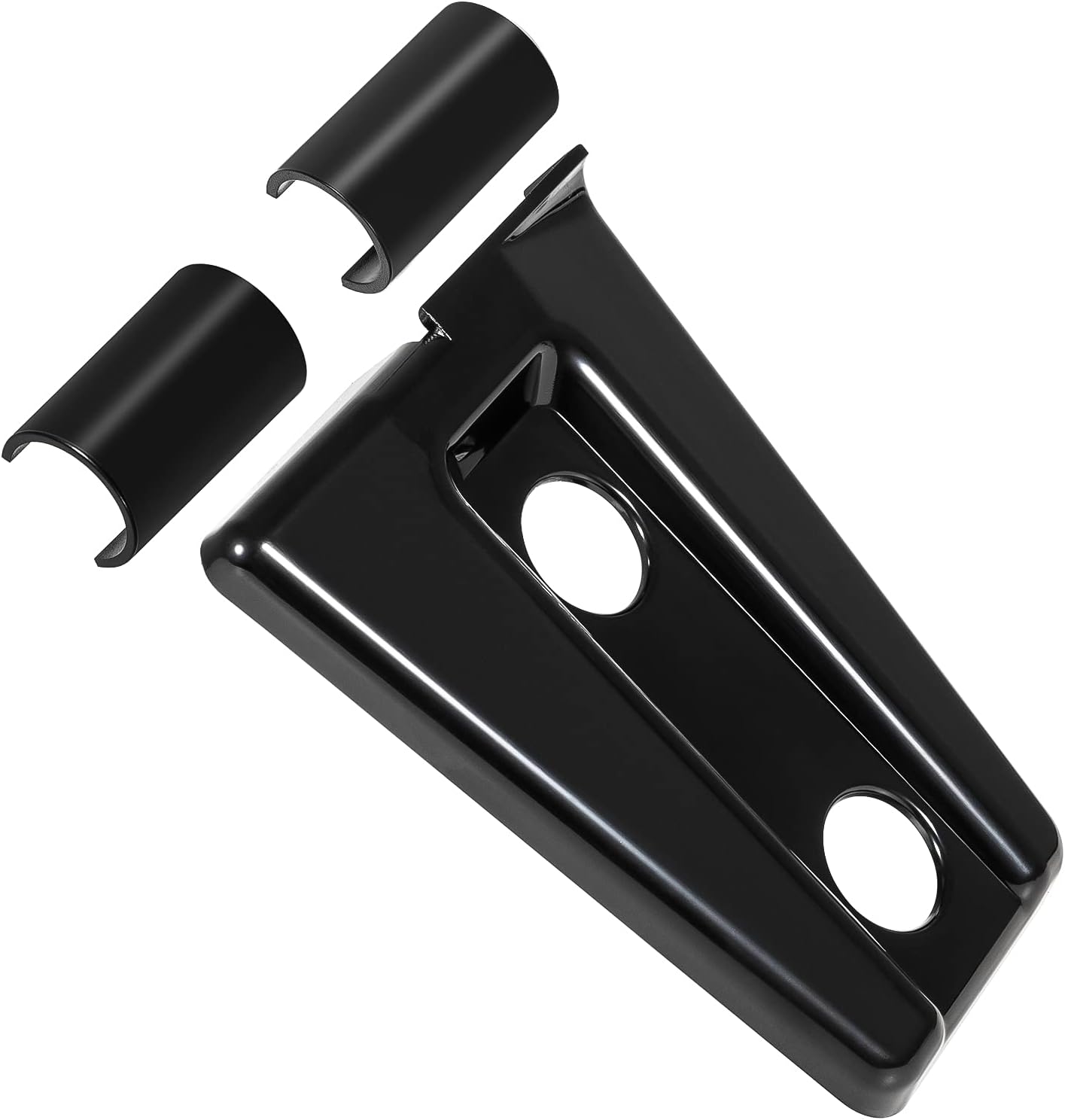 Door Hinge Cover Trim Exterior Accessories for Jeep Wrangler JK JKU Sport Rubicon Sahara X Unlimited 2-Door & 4-Door 2007-2018 (Black 8PCS)