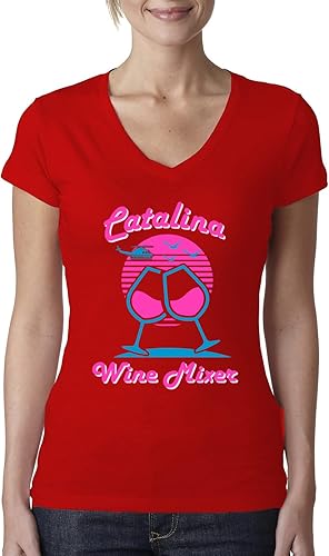 Miniatura 7 de Catalina Wine Mixer Island Prestige Movie Pop Culture Womens Junior Fit V-Neck Tee