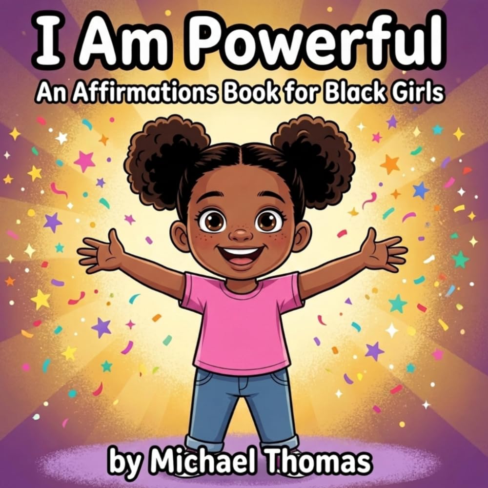 I Am Powerful: An Affirmations Book for Black Girls Celebrating Confidence, Self-Love, and Identity