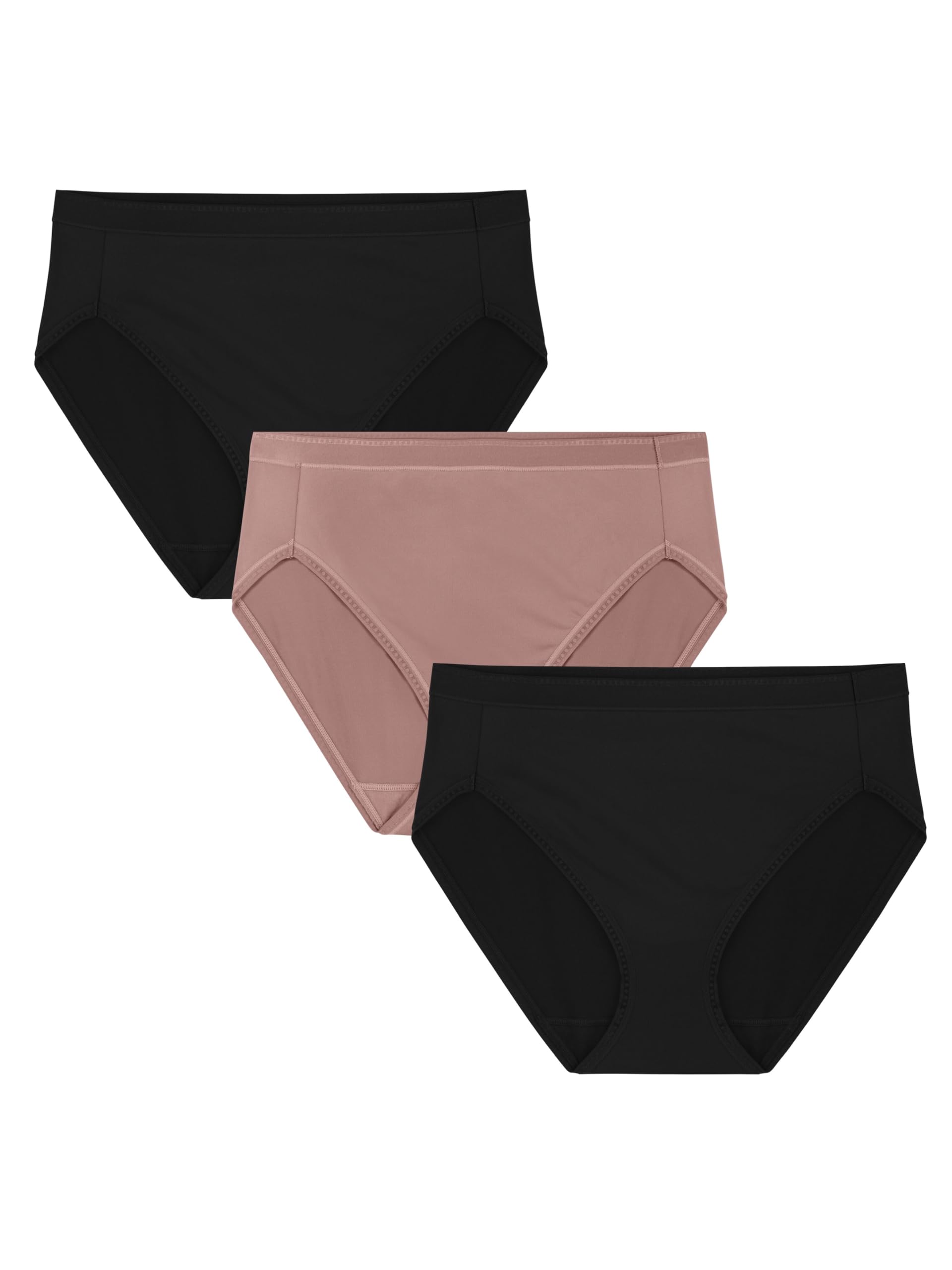 Vanity Fair Women's Comfort Where It Counts No Ride Up Panties