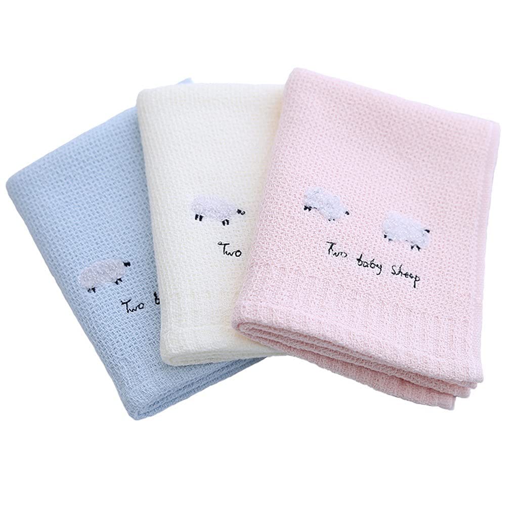 3PCS Children's Towel Cotton 2550 Cartoon Gauze Daily Children's Towel Children's Towel (Color : A Size : 5025cm) (A 50 * 25cm)