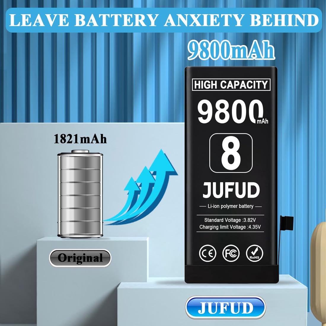 Trop Saint® Batterie Pour IPhone 8 (1821mAh) - Kit De Remplacement Avec