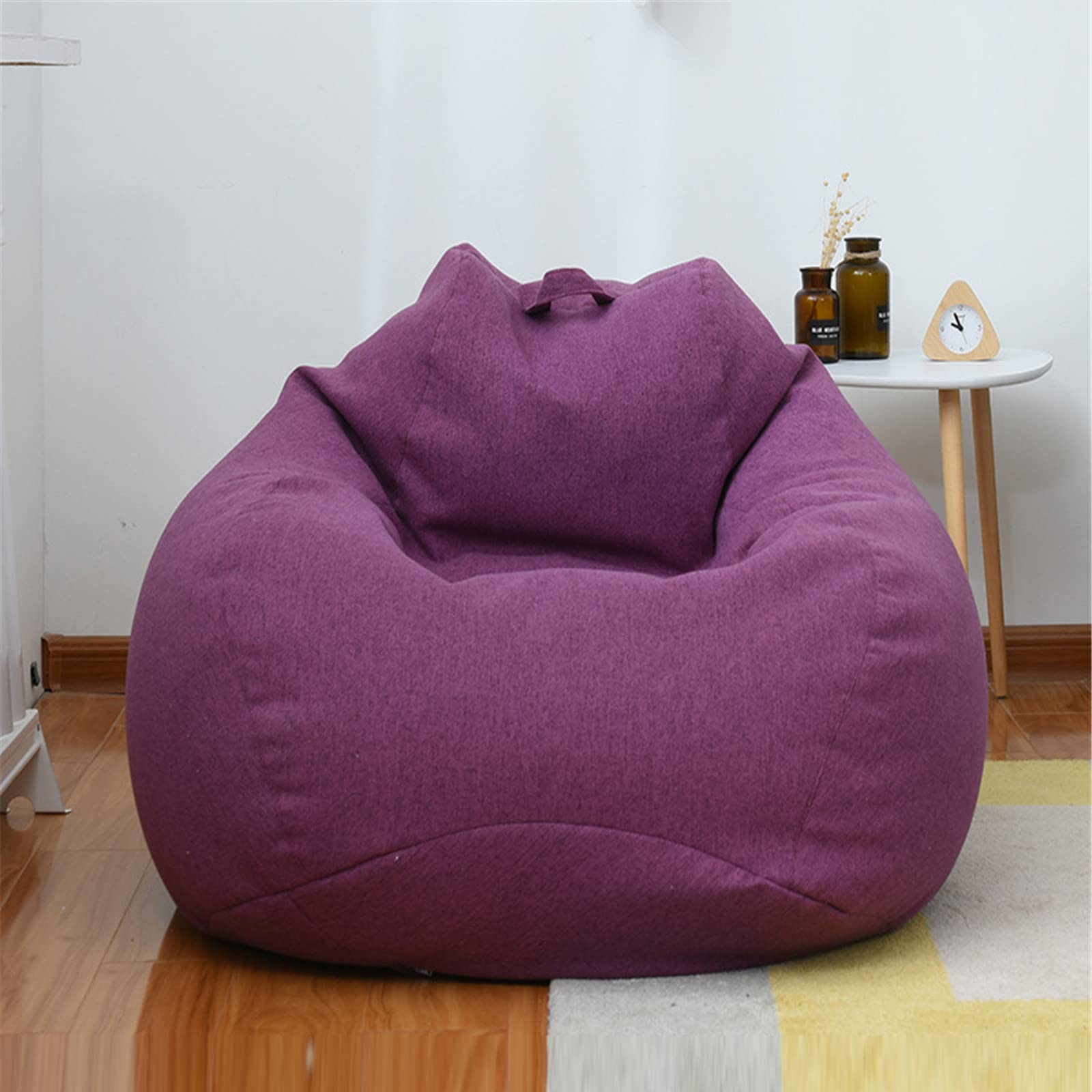 Housse De Rangement Transparente Pour Peluches - PVC, Fermeture Éclair, S/M, Fauteuil Poire Ou Sac