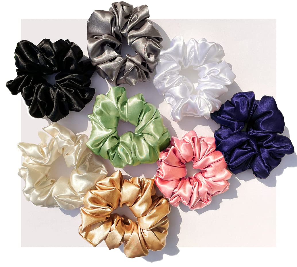 See full amazon price history chart for LinenBlue ® High TC Satin Silk Hair Scrunchies for Women/Girls (Pack of 8) LinenBlue ® High TC Satin Silk Hair Scrunchies for Women/Girls (Pack of 8) (B08SM43N86) Amazon Price History, Amazon Price Tracker