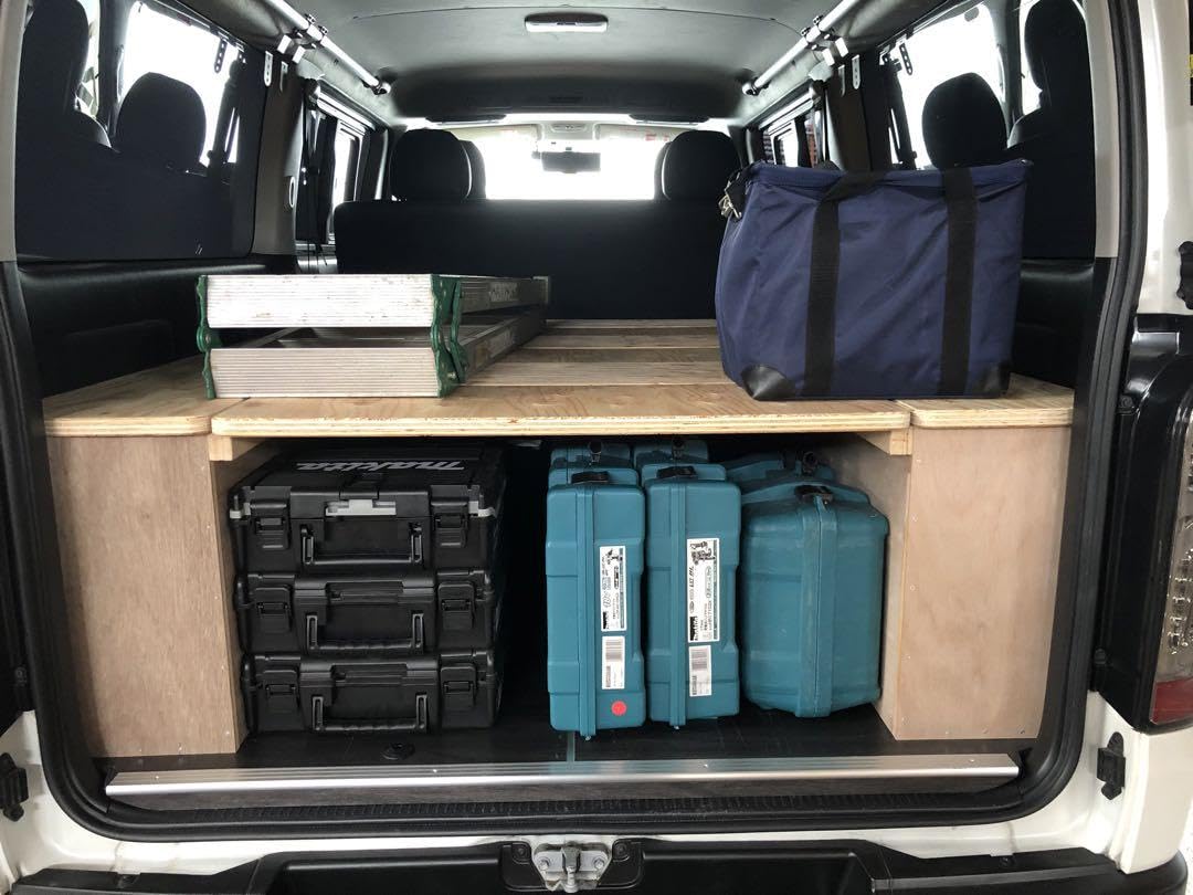 ハイエースSーGL 収納BOX ベッドキット