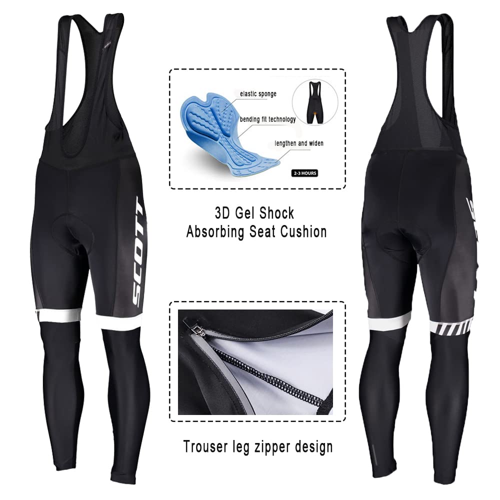 HOMTOL Abbigliamento Ciclismo Set Manica Corta Tuta Ciclismo Uomo Completo Ciclismo Estivo Per Bici Da MTB Con Pantaloncini Imbottiti in Gel Traspirante e Ad Asciugatura Rapida
