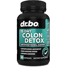 Colon Cleanser Detox for Weight Flush - 15 Day Intestinal Cleanse Pills &amp; Probiotic - Fast Natural Laxative for Constipation Relief - Bowel Movement Supplements for Stomach Bloating, Gut Loss Support