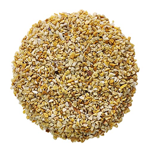 Image of Healing Crystal Chips for Vastu Natural Yellow Aventurine Chips Stone 250 Gm Yellow Aventurine Crystal Stone Chips Dust Raw Rough Stone for Reiki Healing Meditation