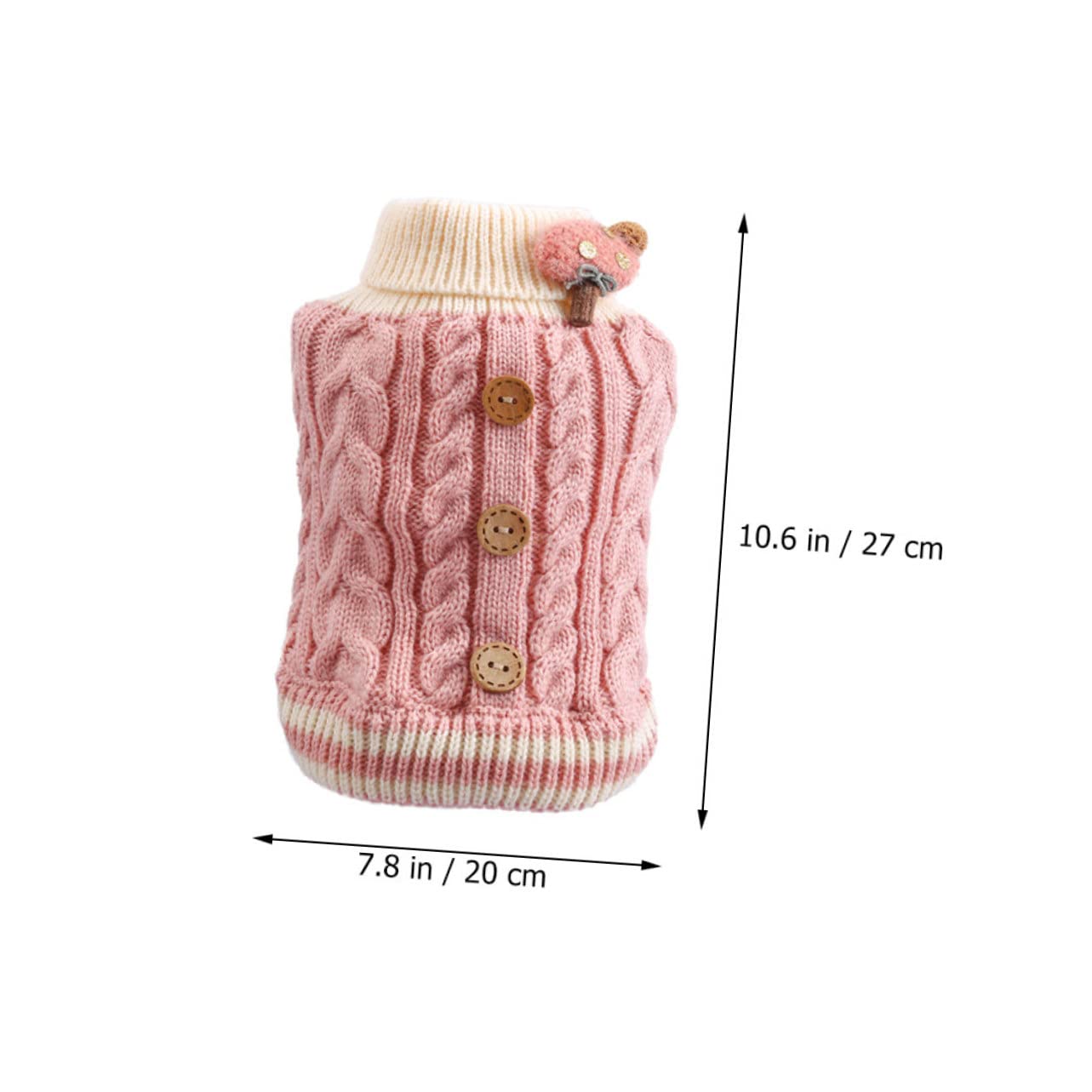 BESPORTBLE 4 Pièces Gilet en Coton pour Chiot Chandail de Chiot vêtements de Chien pour Petits Chiens Fille Tenue d'hiver pour Animal de Compagnie Pull en Laine pour Chat Tenue Automne Hiver