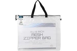 Pro Art Mesh Vinyl Zipper Bag: The Perfect Project Companion
