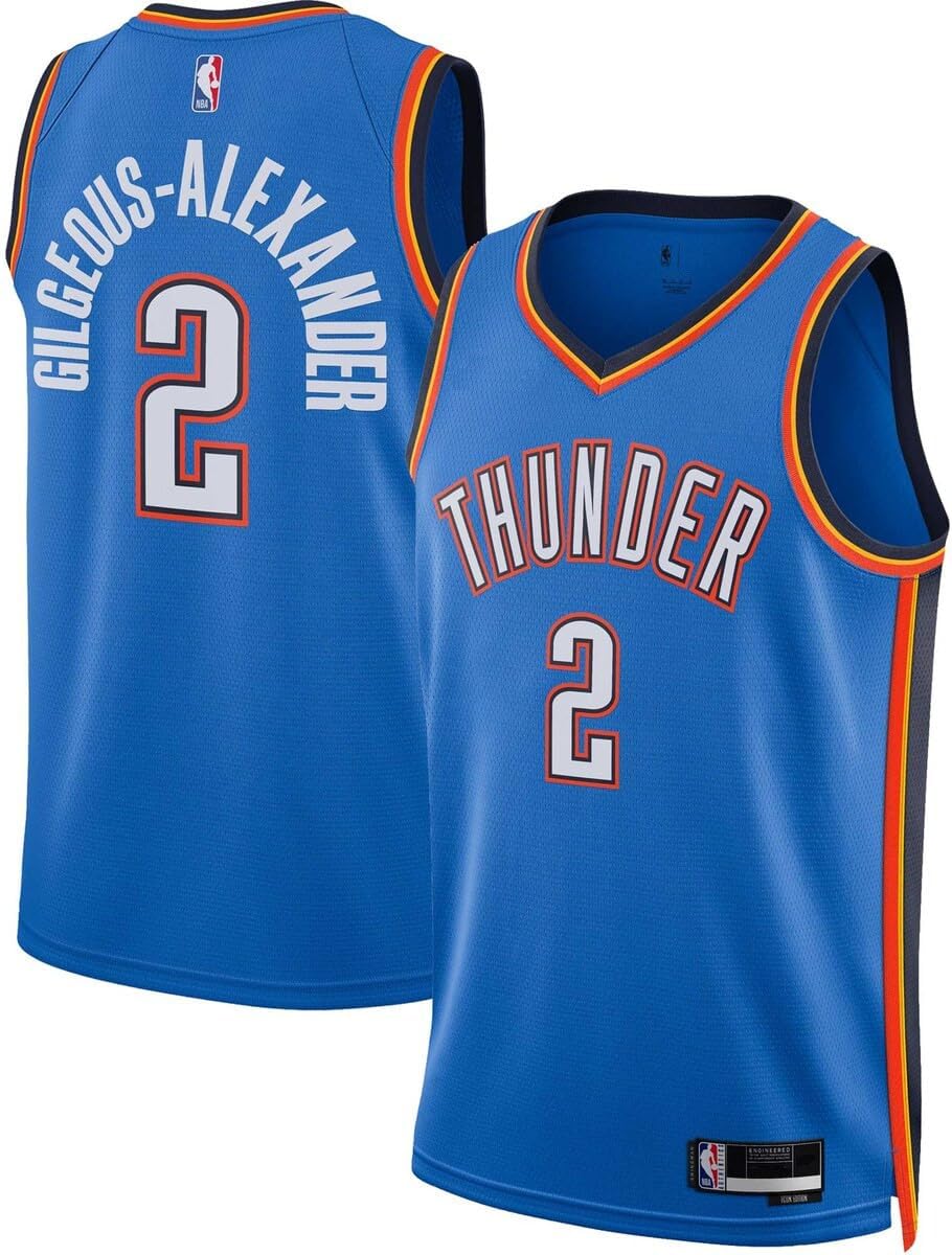 Gilgeous-Alexander ユニフォーム M Amazon.com: Shai Gilgeous-Alexander Oklahoma City Thunder