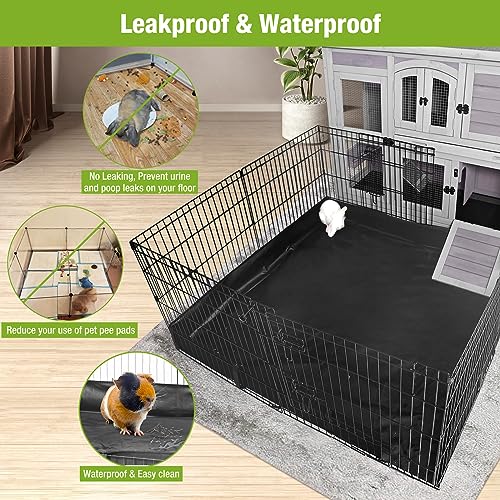 Gutinneen Rabbit Playpen Bunny Run Extension Pet Playpen Indoor Small Animal Playpen thumb #2