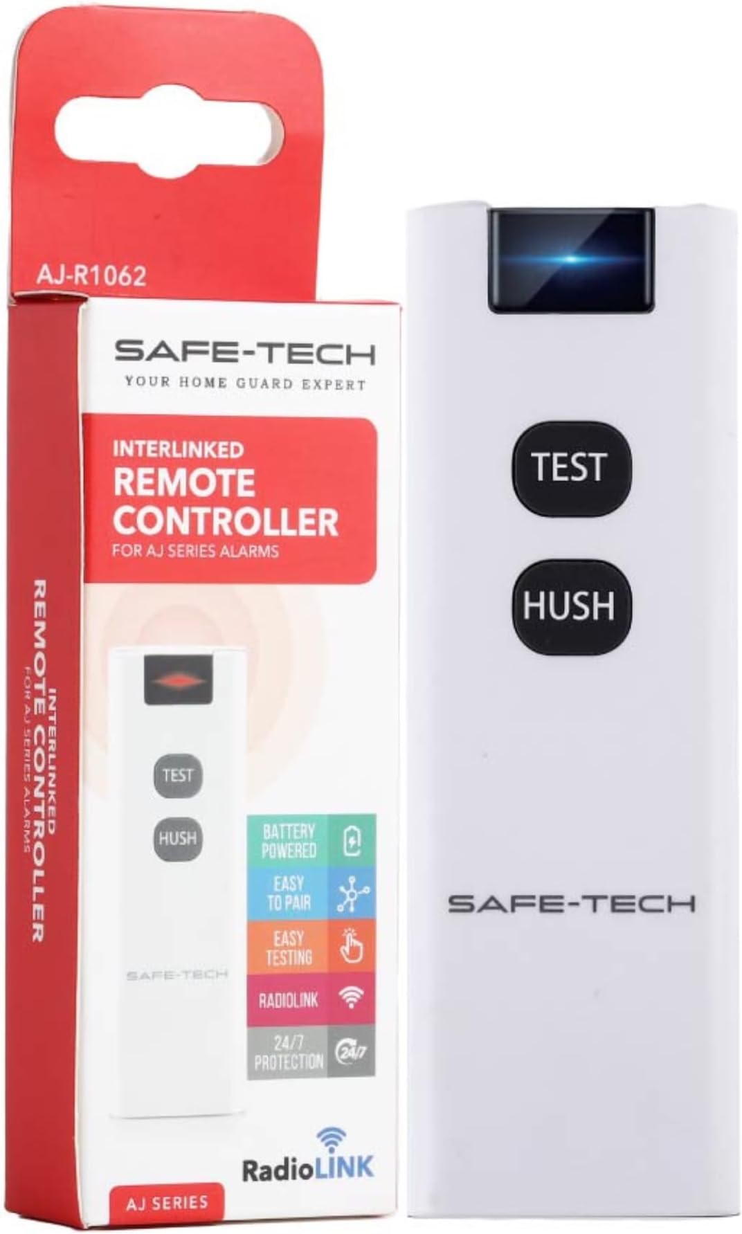 SAFE TECH AJ-R1062 Wireless Interlinked Remote Controller for Smoke Alarms