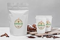 Vista 5 de 100 adhesivos de vinilo personalizados con troquelado redondo, hechos a medida para cualquier nombre, texto o imagen