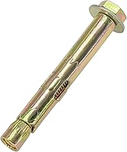 10 Pieces Expansion Bolts – Hexagonal Outer Expansion Sleeve Screws for Concrete and Masonry Wall Fixing (M6 x 60mm)