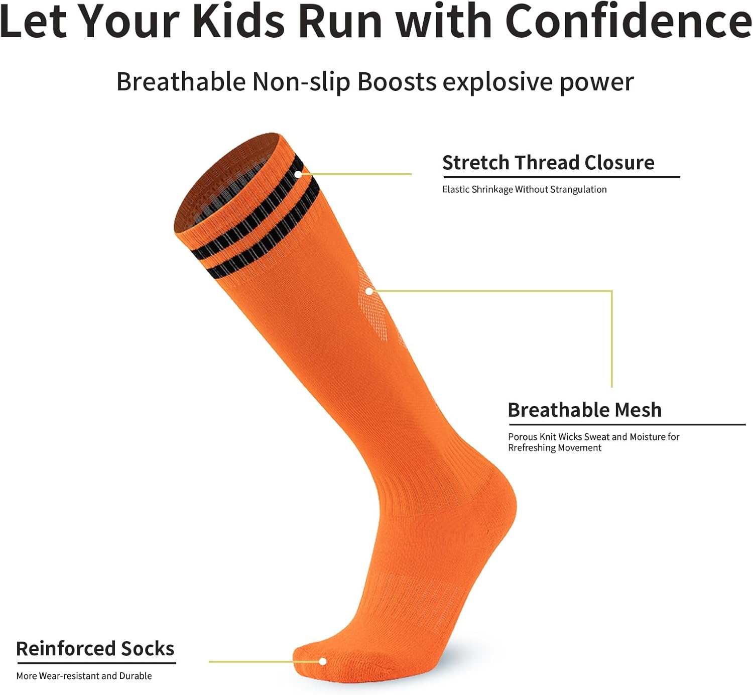 AWAYTR Youth Baseball Socks and Belt - Kids Softball Belts and Socks Combo for Youth Boys Girls - Image 5