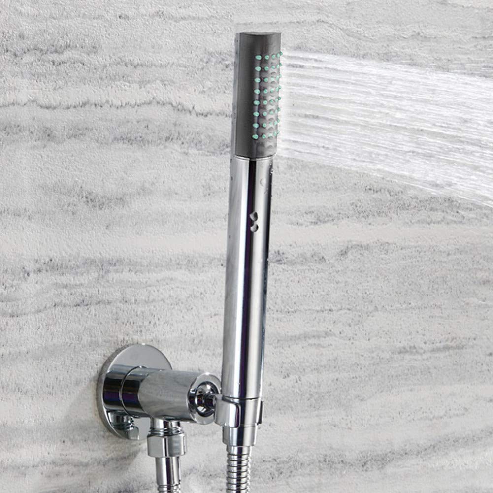 Tbddsd One Color Bathroom Shower Heads, Handheld Shower Head, Bath Adjustable Bathroom Accessories Cylindrical Hand Supplies