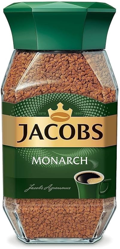 Jacob's Monarch Instant Coffee | Smooth, Rich & Aromatic Premium Blend | Quick to Prepare, Café-Style Taste | Perfect for Daily Coffee Lovers | 95 g Pack
