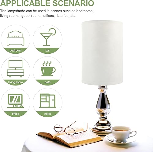 Miniatura 6 de Housoutil Máscara de seguridad rectangular blanca de metal con pantalla de lámpara