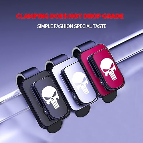 Miniatura 6 de Yonput 1 soporte de gafas de sol negro para visera de automóvil, clip de tarjeta de boleto de metal, soporte de clip para gafas, soporte de clip