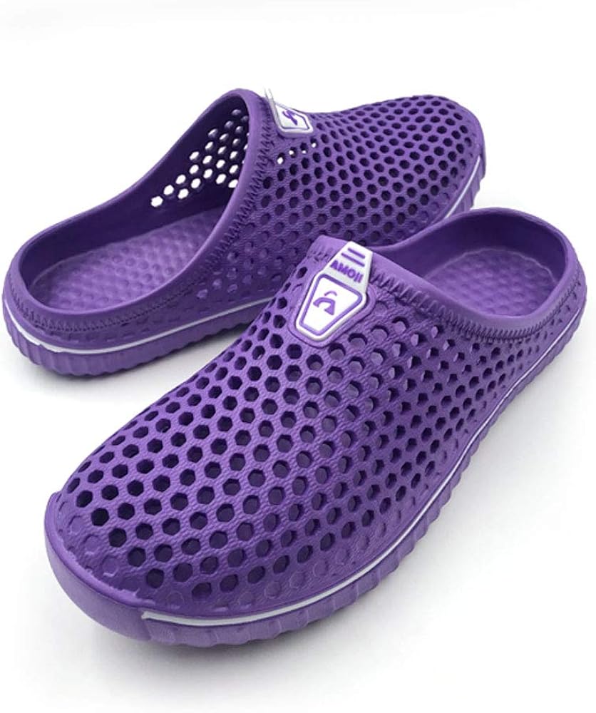 AMOJI Clogs Garden Shoes, Beach Shoes, Shower Shoes, Sandals Slippers AM1702