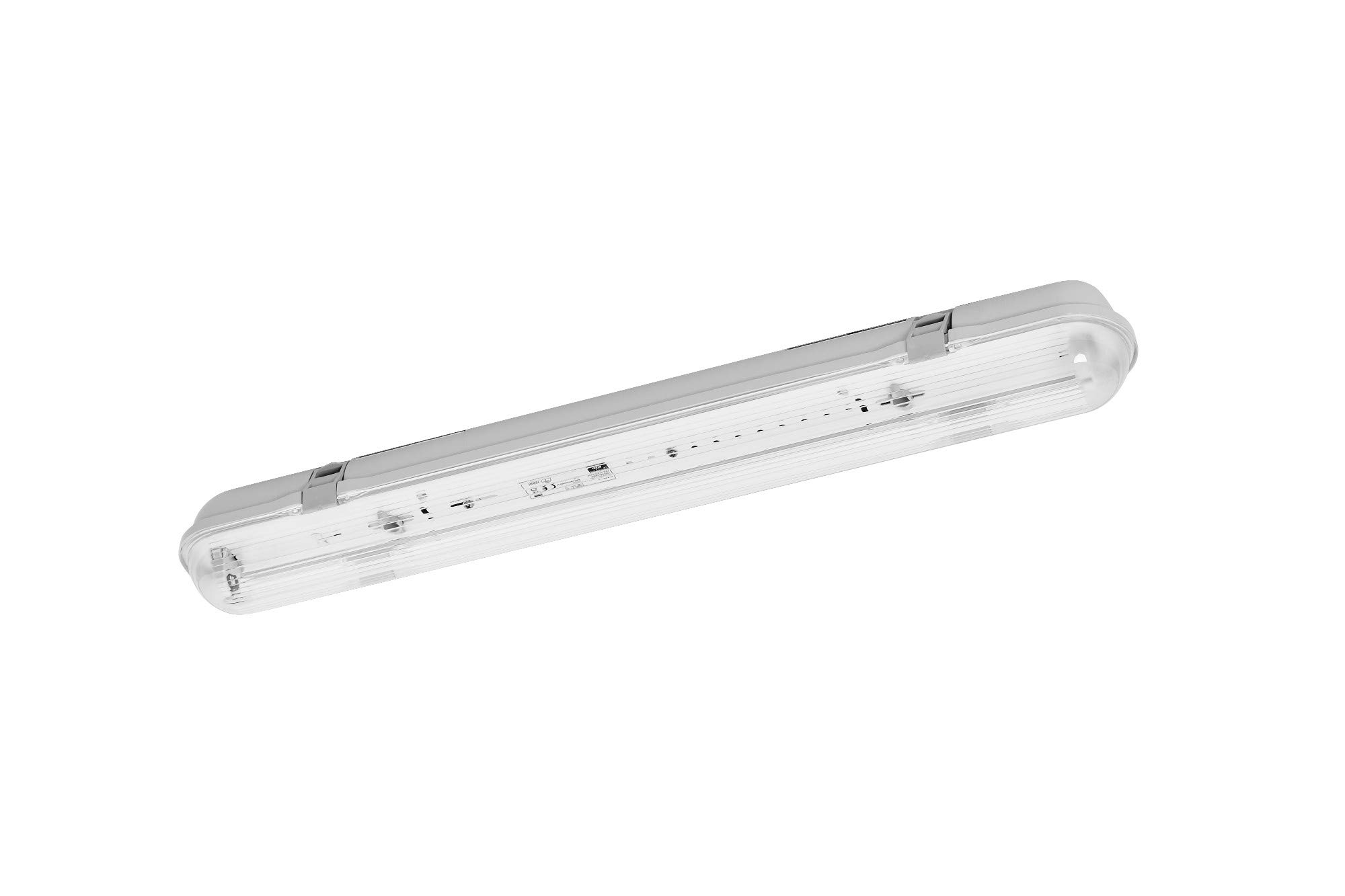 LED Feuchtraumleuchte IP65 Mit T8 LED 9W, 60 Cm, Neutralweiß 4500K – Für Bad, Keller, Werkstatt