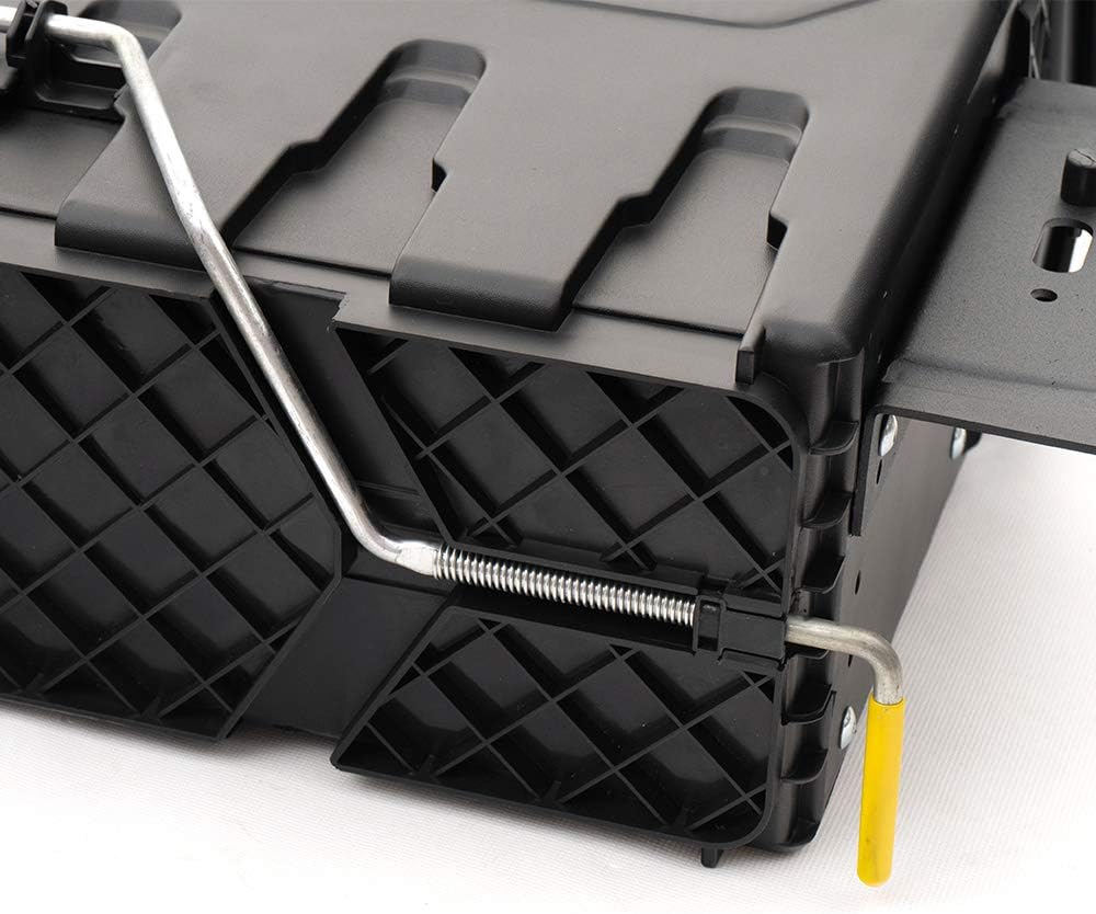 G-PLUS Truck Bed Storage Box Tool Box Left Driver Side Compatible With 2007-2020 Toyota Tundra Black Rear Tool Box