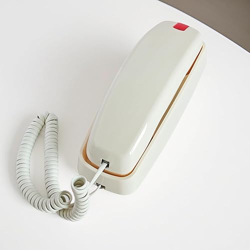 Miniatura 7 de Teléfono fijo con cable, teléfono doméstico con cable TelPal para montaje en pared, teléfono de pared con botón grande con flash, redireccional,